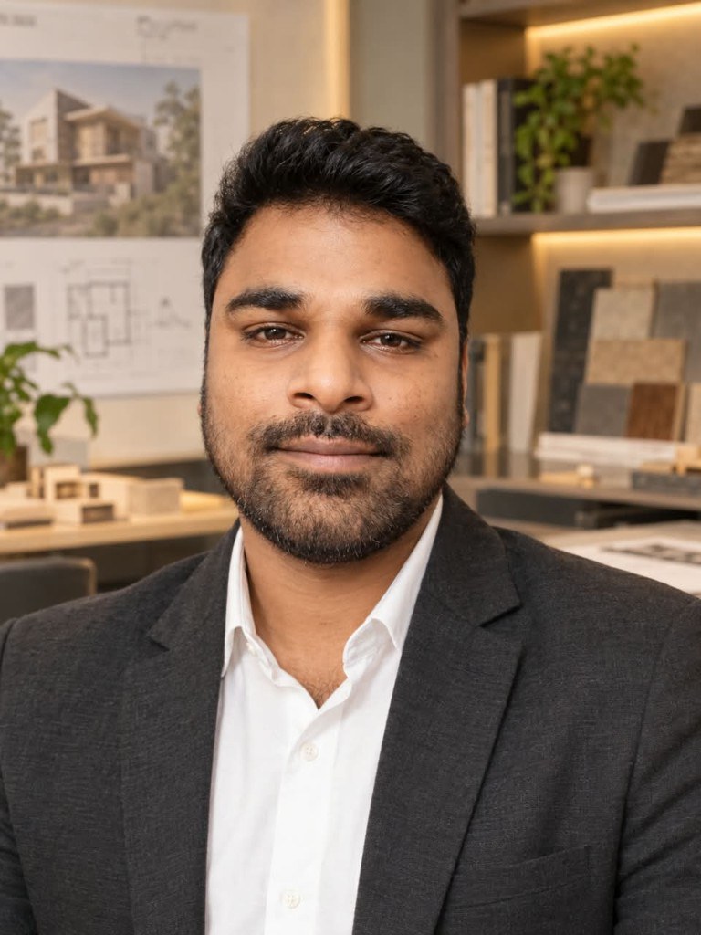 M. Hitesh Reddy, Principal Architect and Interior Designer M. Hitesh Reddy, Principal Architect and Interior Designer